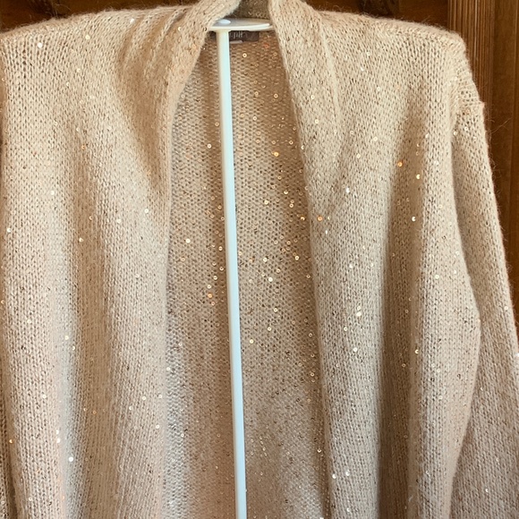 J jill mohair blend open sequined cardigan. Never worn - Picture 1 of 5